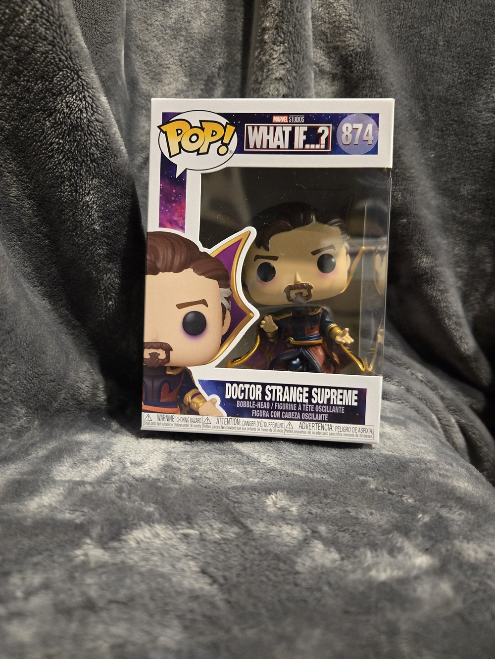 Funko Doctor Strange Supreme Pop! Vinyl - Purple, Gold, Red, Blue
